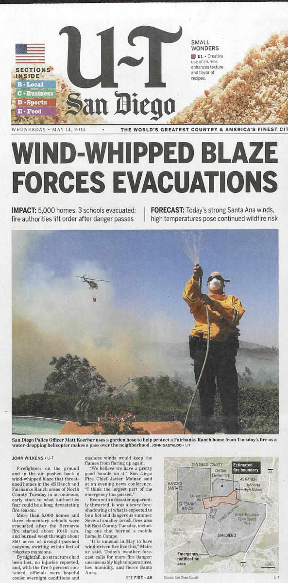 As seen in The San Diego Union-Tribune newspaper, San Diego's only daily newspaper.  : In Print : Corporate and Event Photographer