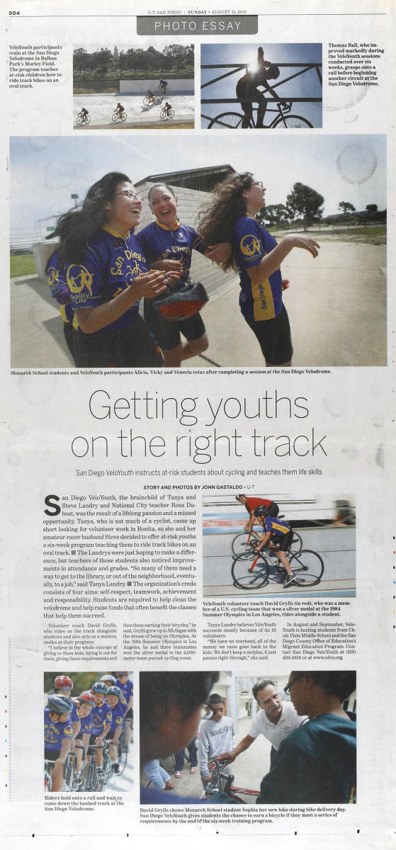 As seen in The San Diego Union-Tribune newspaper, San Diego's only daily newspaper.  : In Print : Corporate and Event Photographer