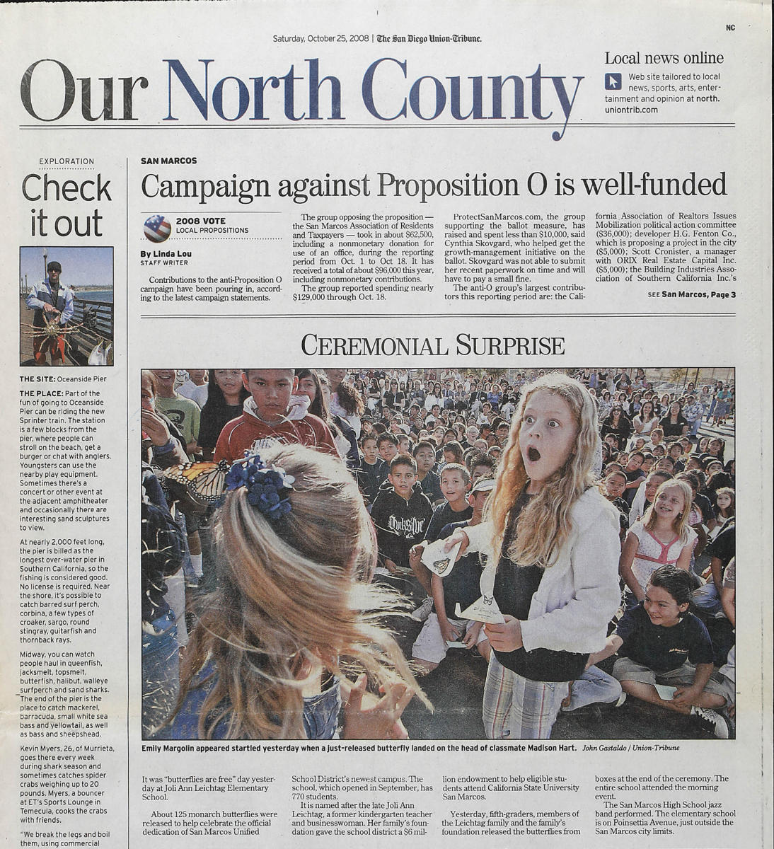 As seen in The San Diego Union-Tribune newspaper, San Diego's only daily newspaper.  : In Print : Corporate and Event Photographer