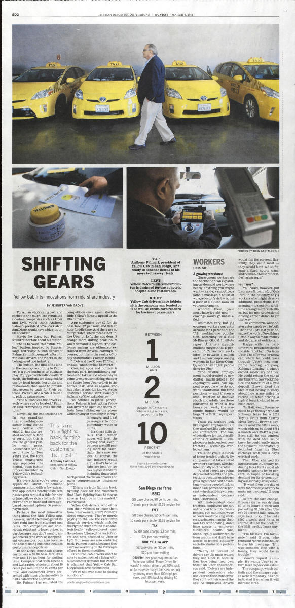 As seen in The San Diego Union-Tribune newspaper, San Diego's only daily newspaper.  : In Print : Corporate and Event Photographer
