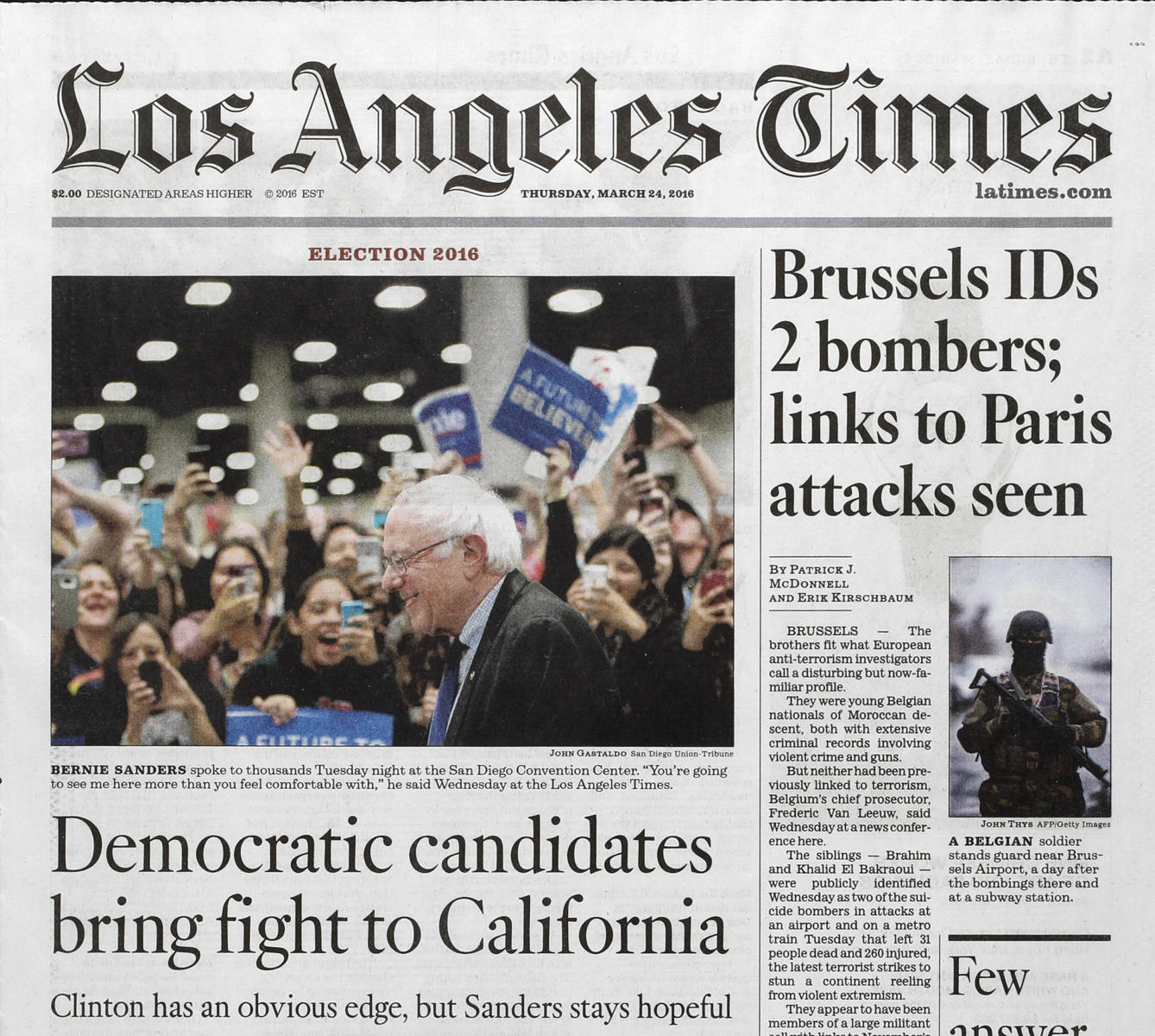 As seen in The San Diego Union-Tribune newspaper, San Diego's only daily newspaper.  : In Print : Corporate and Event Photographer