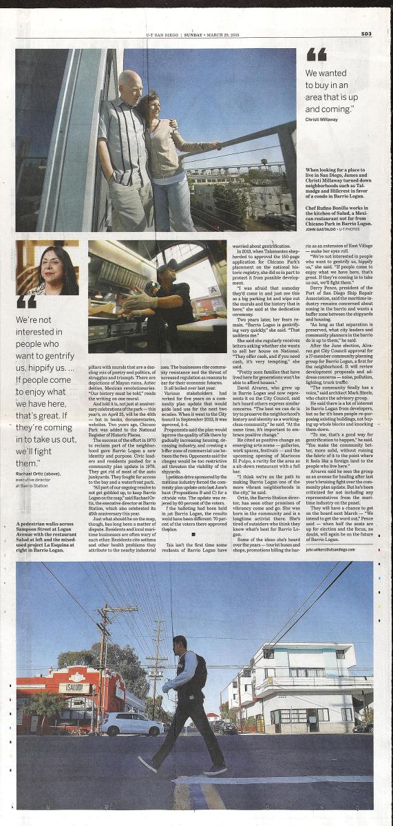 As seen in The San Diego Union-Tribune newspaper, San Diego's only daily newspaper.  : In Print : Corporate and Event Photographer