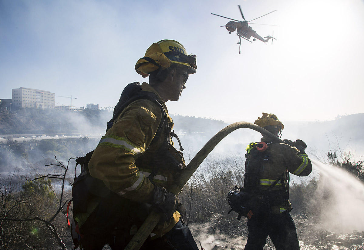 San Diego Brush Fire June 2018 : On Assignment : Corporate and Event Photographer