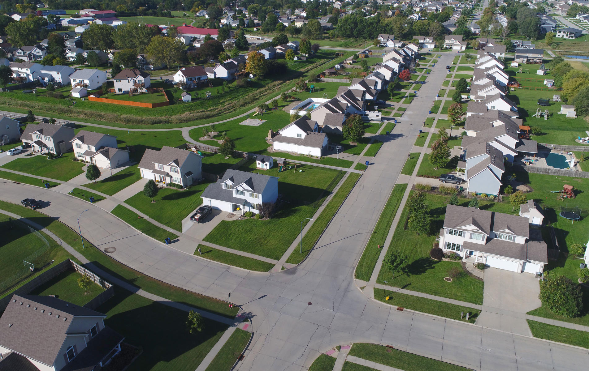 Grimes, Iowa housing development : Dronework : Corporate and Event Photographer