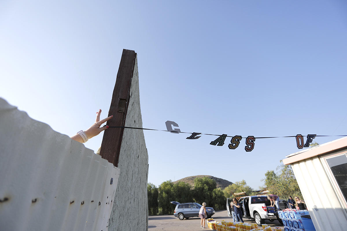 As a safety precaution, numerous 2020 high school graduations were moved to a local Drive-In and families made the best of life in the era of COVID.  : Year in Pictures 2020 : Corporate and Event Photographer
