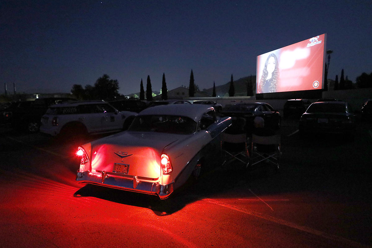George Lee was proud to drive his grandson Ryan and family  in his 1956 Chevy to Ryan's  Drive-In graduation.   : Year in Pictures 2020 : Corporate and Event Photographer