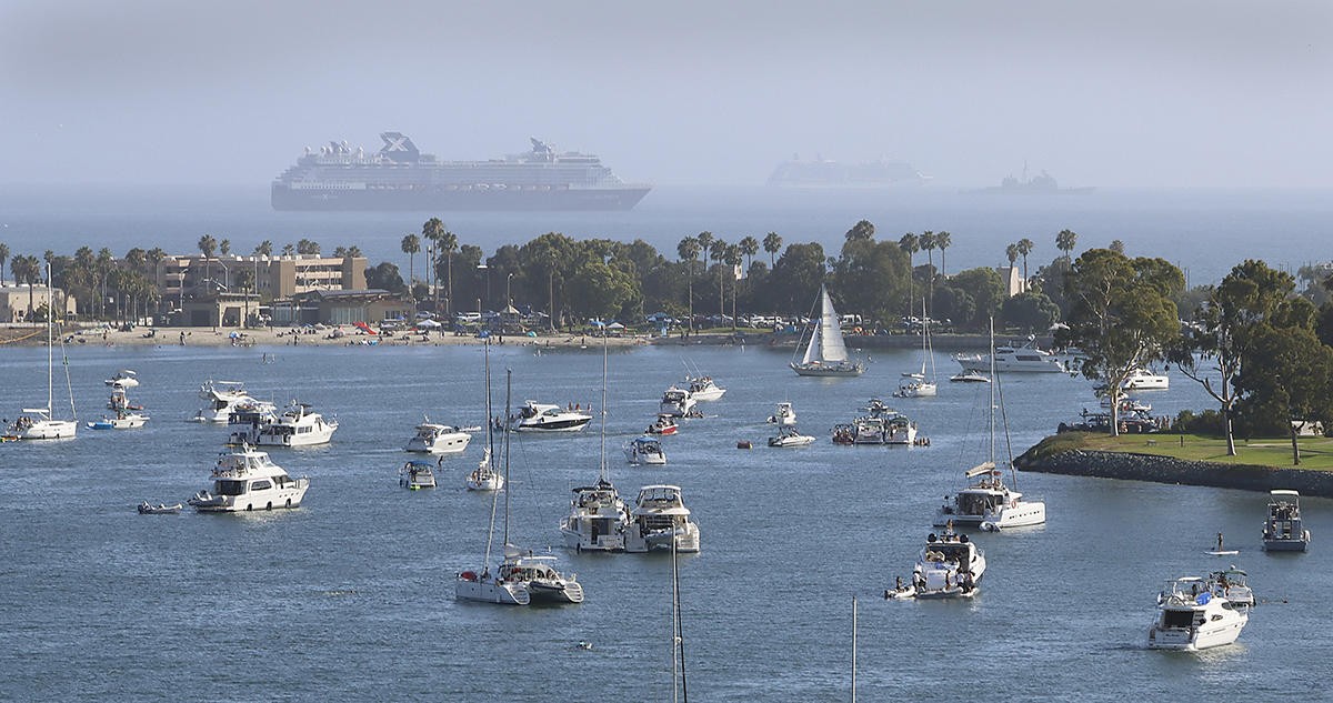 As cruise ships waited in limbo offshore of Coronado, CA, the boating industry enjoyed a tremendous 2020.    : Year in Pictures 2020 : Corporate and Event Photographer